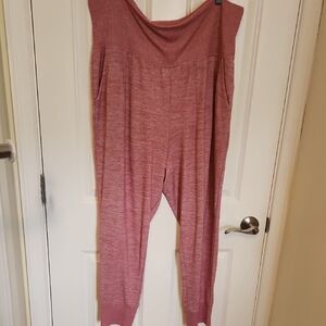 Gap XXL Fold Over Pink Lounge Joggers